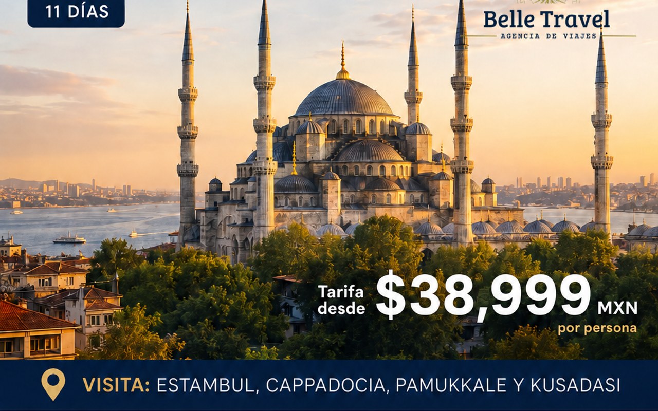 Promoción a Turquía: Turquía 11 días · Bloqueos 2027